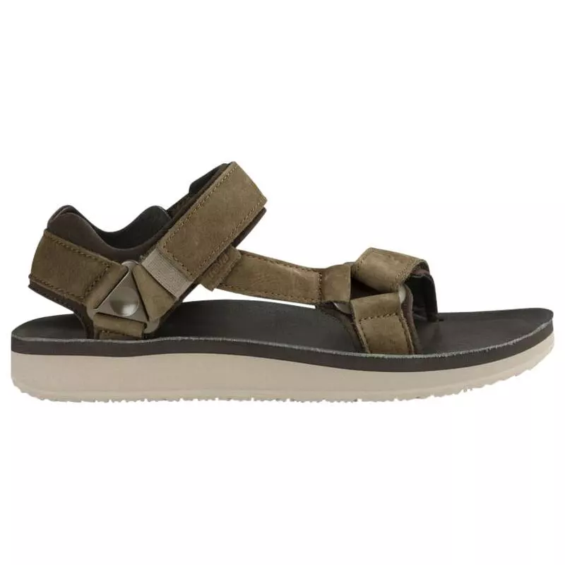 Teva Mens Original Universal Premier Leather Sandals Olive Sportpu