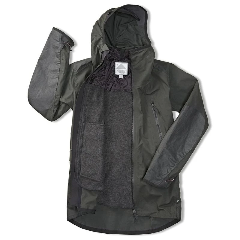 Klattermusen Mens Midgard Jacket Charcoal Sportpursuit