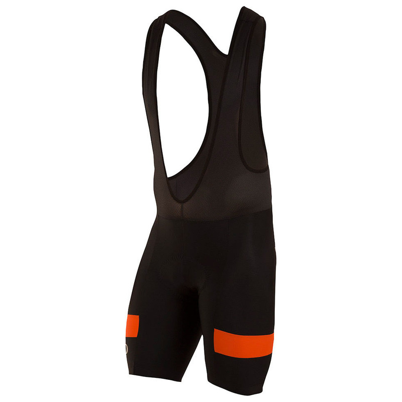 Pearl Izumi Mens Escape Quest Splice Bib Shorts (Black/Orange) Sport