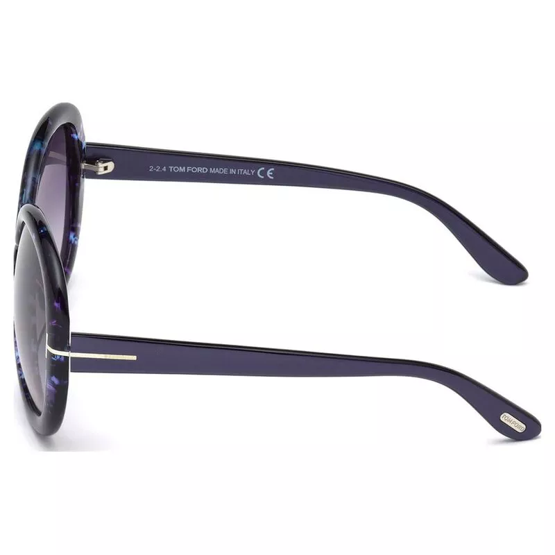 Tom Ford Womens Giselle Sunglasses Purple Grey Sportpursuit