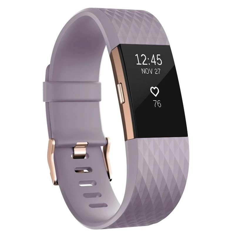 Fitbit Charge 2 Smart Watch Lavender Rose Gold Sportpursuit