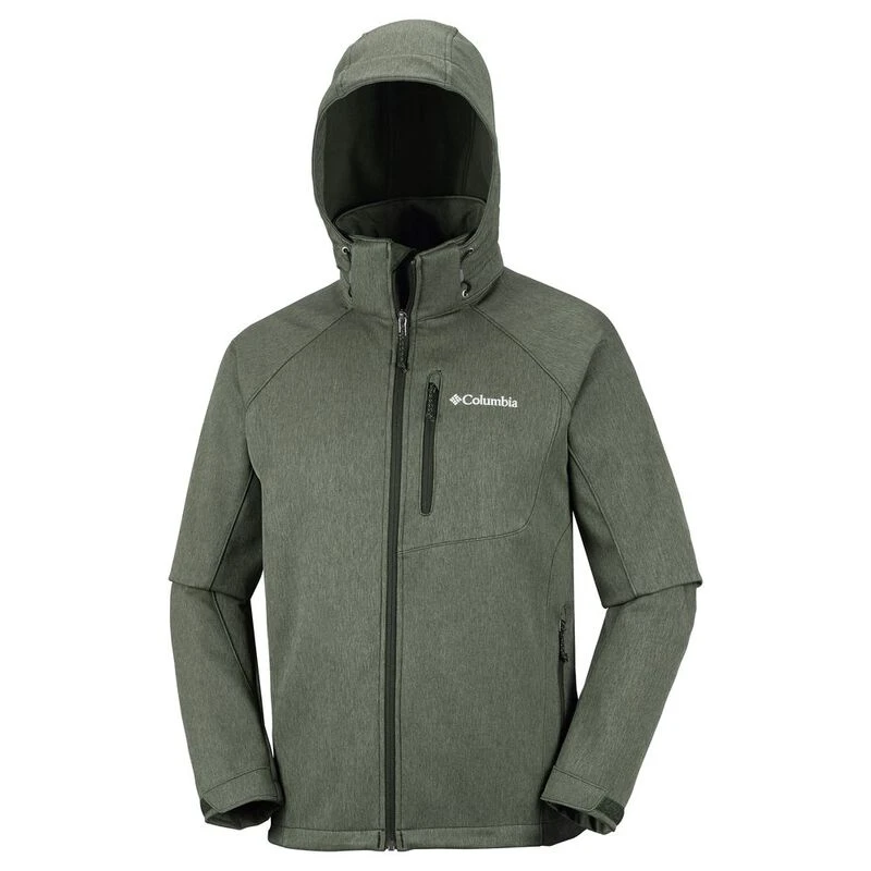 Columbia Mens Cascade Ridge II Softshell Peatmoss Heather Sportpu