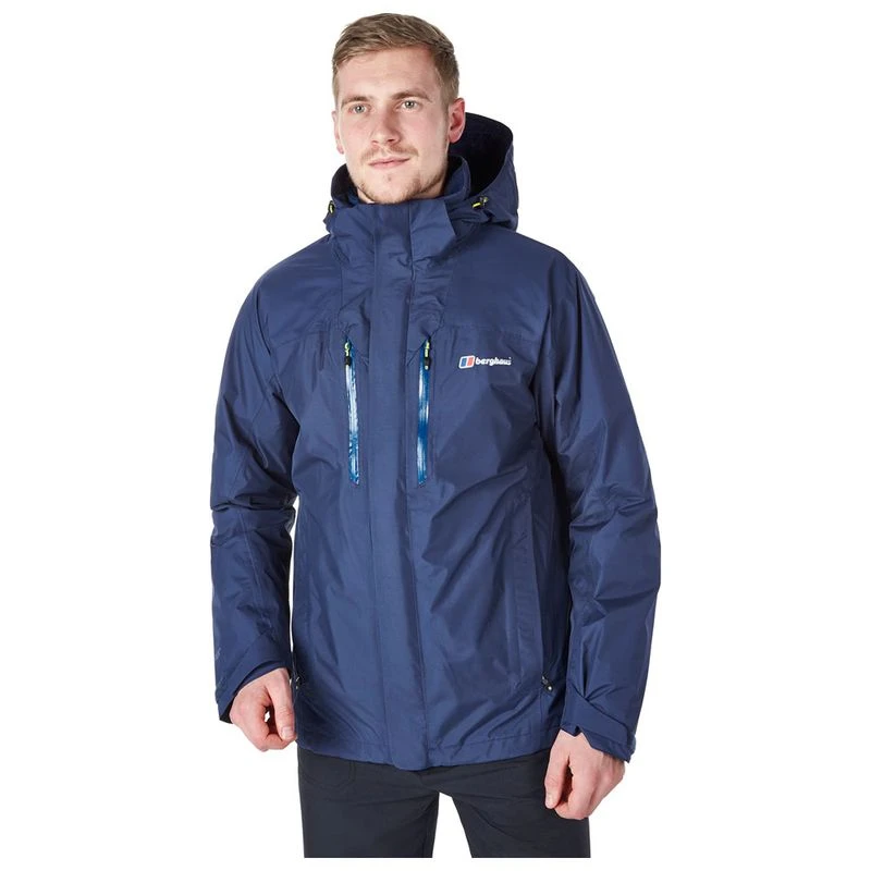 Berghaus Mens Island Peak 3 in 1 Hydroloft GTX Jacket Dark Blue Blue