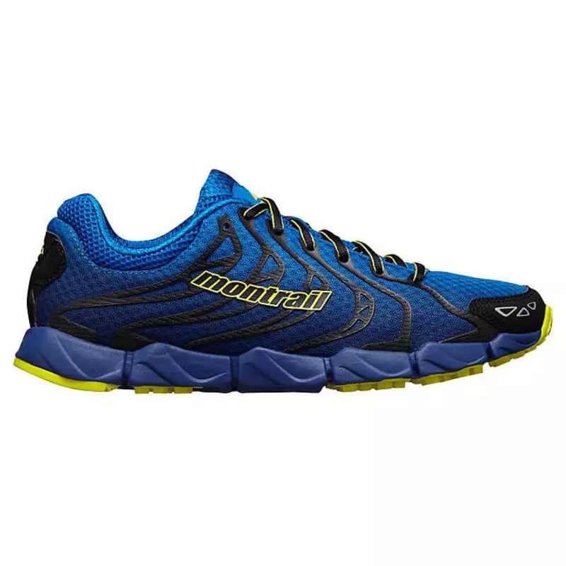 Montrail Mens FluidFlex FKT Trail Running Shoes Super Blue White S