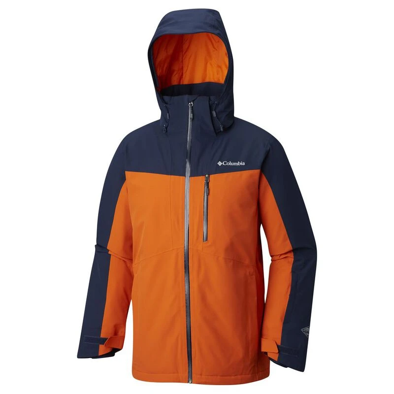 ColumbiaWH Mens Wild Card Jacket Coll Navy Backcountry Orange Spor