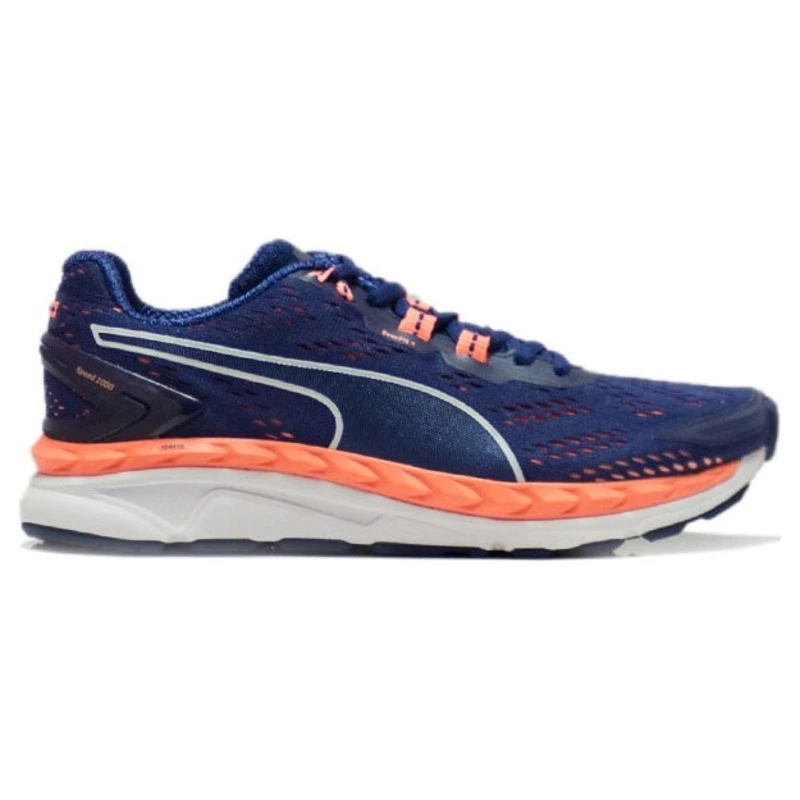 Puma Womens Speed Ignite 1000 Shoes Blue Depths Peach White Sportp
