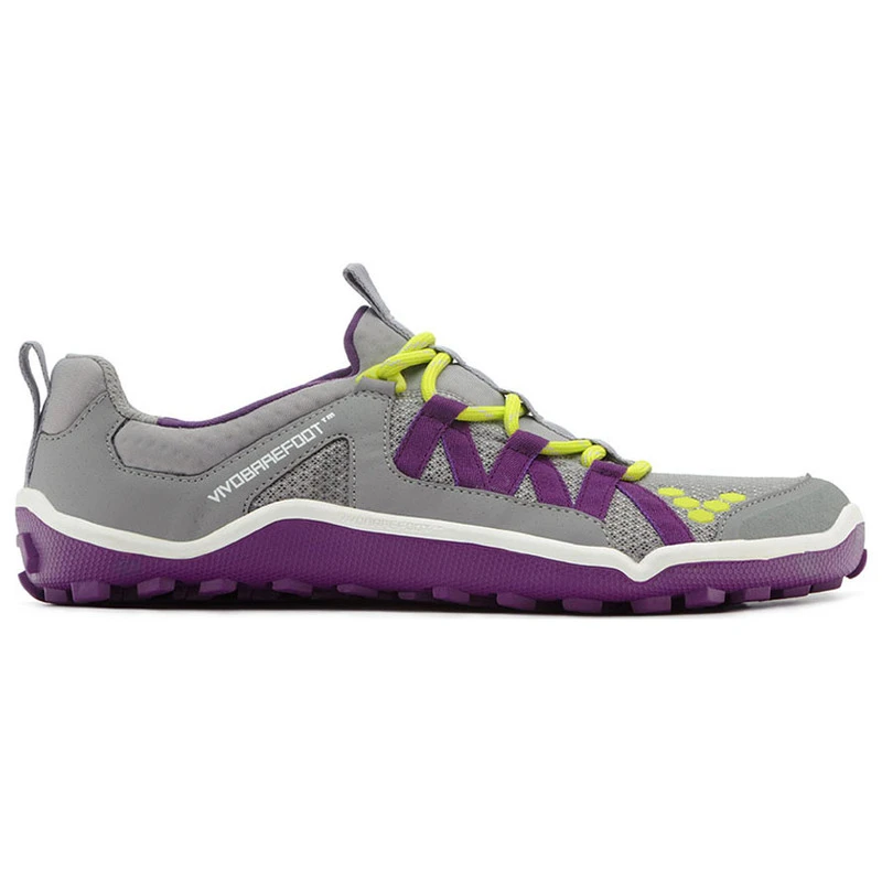 VIVOBAREFOOT Womens Breatho Trail 3 Mesh Shoes Silver Purple Sport