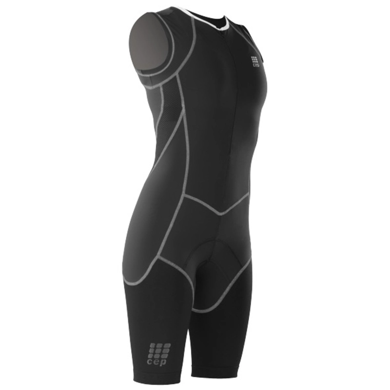 CEP Womens Triathlon Compression Skinsuit (Black)