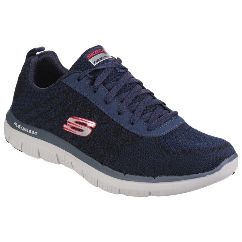 skechers memory foam homme rouge