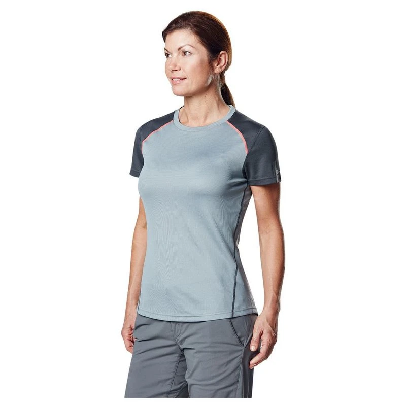 Berghaus Womens Tech T Shirt Short Sleeve Crew 2.0 Trade Winds Carbon