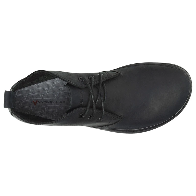 VIVOBAREFOOT Mens Gobi Leather Boots Black Sportpursuit