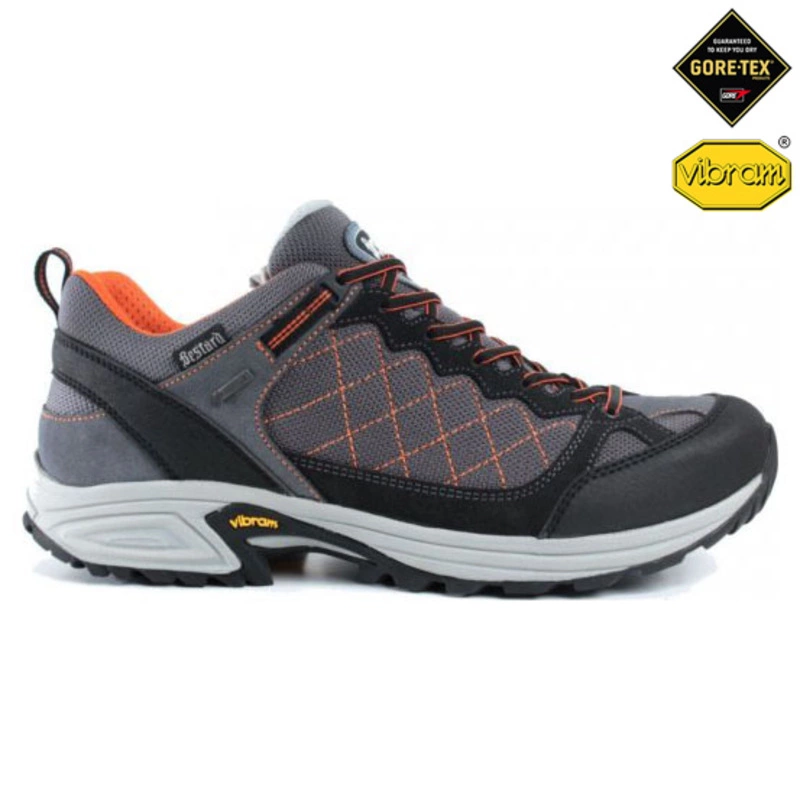 Bestard Mens Speed Hiker GTX Low Shoes (Grey)