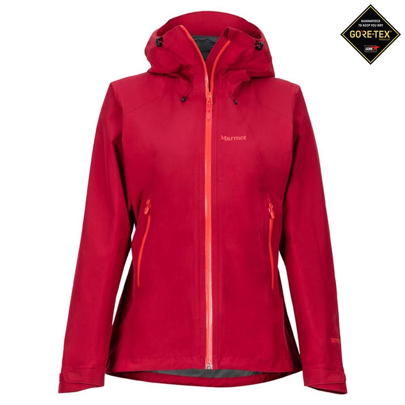 Marmot Womens Knife Edge Jacket Sienna Red Sportpursuit