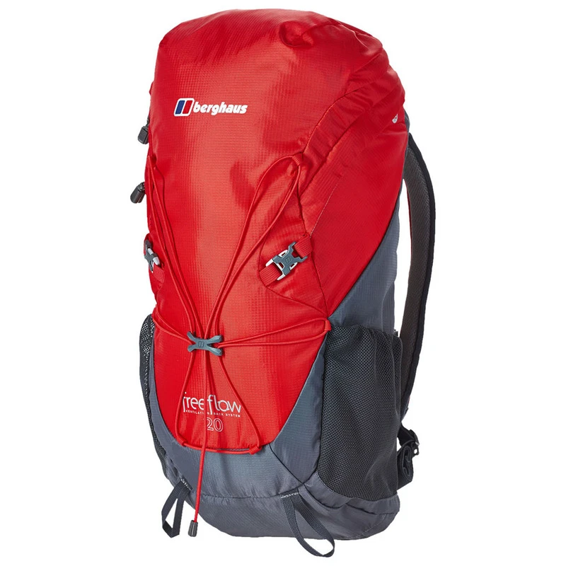 Berghaus Mens Freeflow II 20L Rucksack Red Dark Grey Sportpursuit