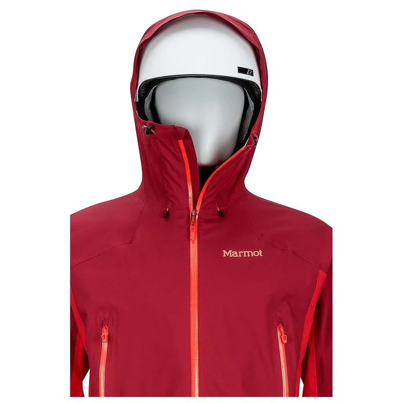 Marmot Mens Adonis Jacket Brick Team Red Sportpursuit