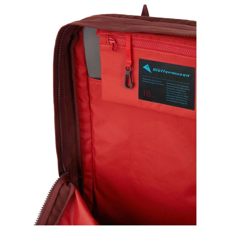 Klattermusen 18L Rimturs Rucksack Mountain Logo Burnt Lava Sport