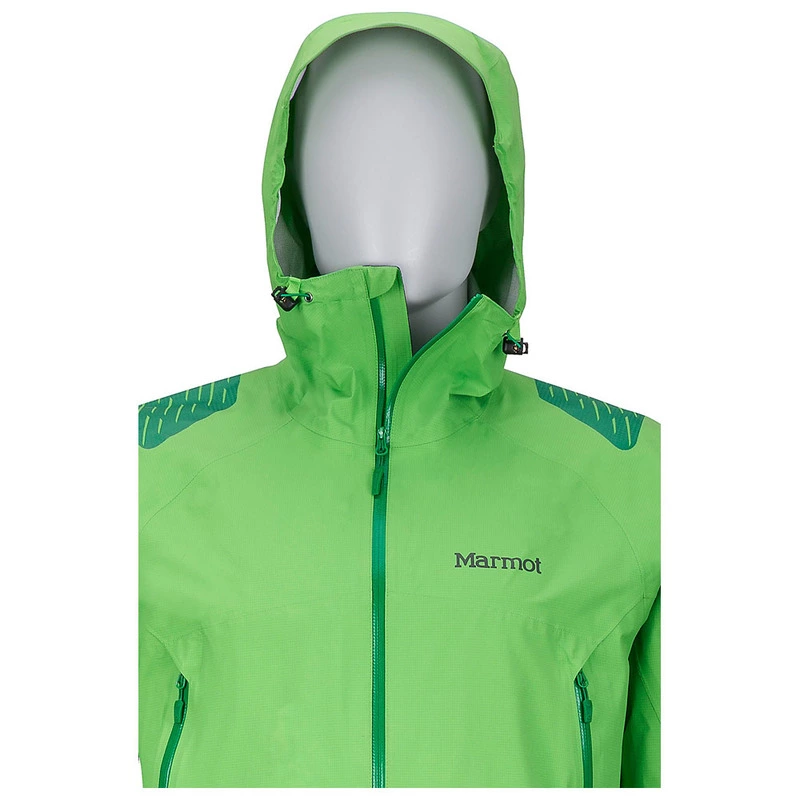 Marmot Mens Crux Waterproof Jacket Citrus Green Sportpursuit