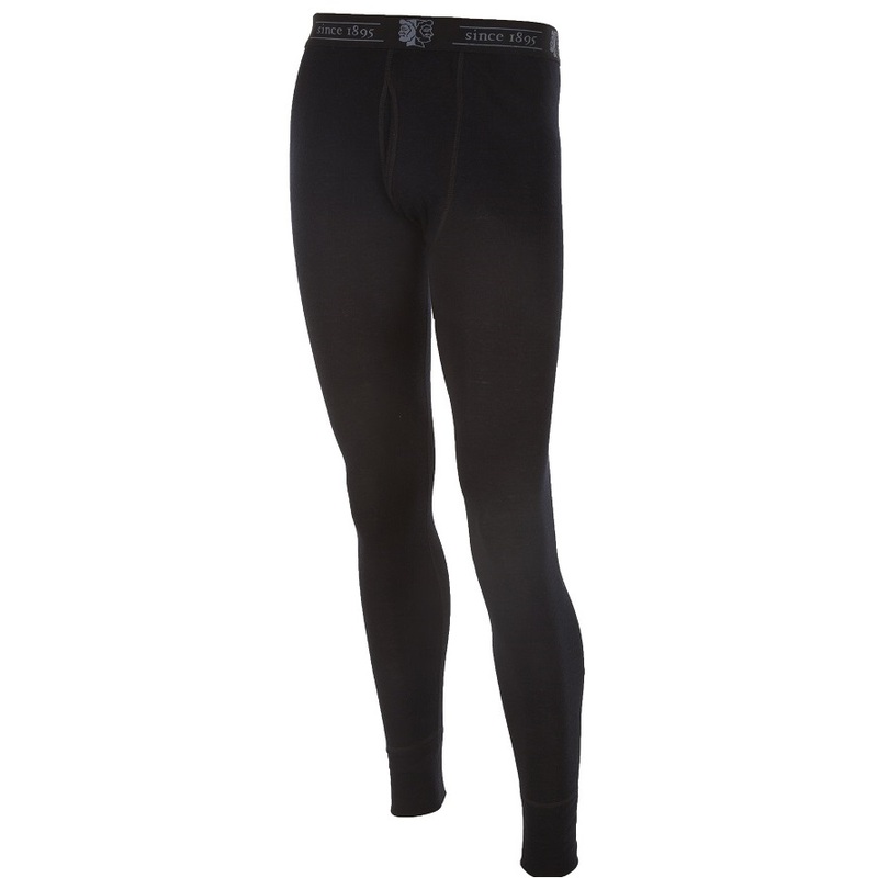 Janus Mens Blackwool Merino Long Johns (Black)