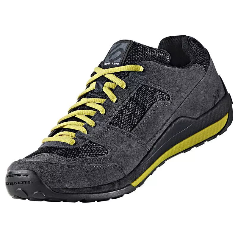 Five Ten Mens Aescent Aproach Shoes Dark Grey Citron Sportpursuit