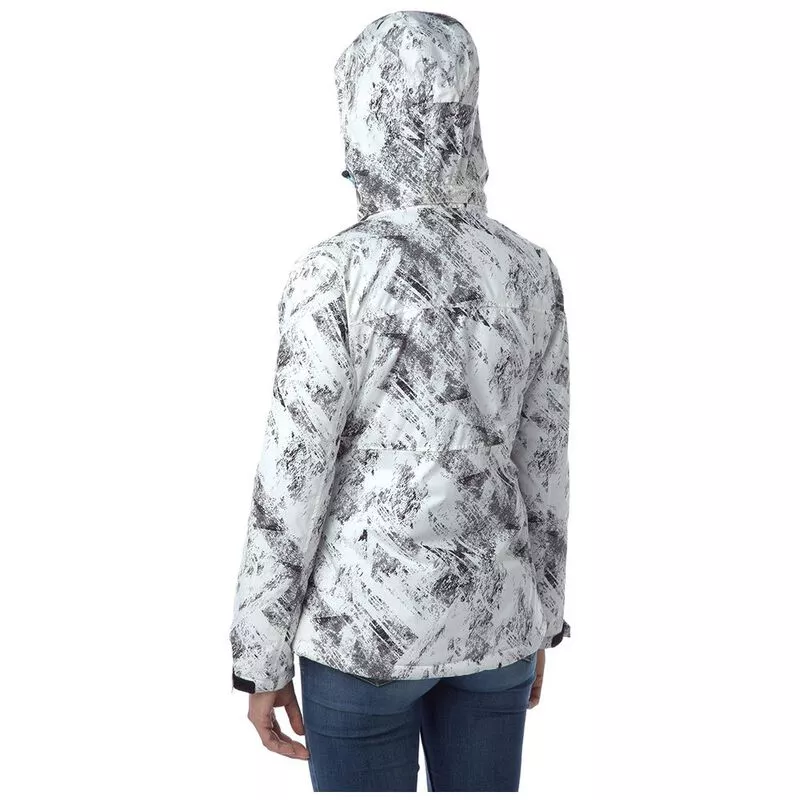 White camo ski jacket womens clearance