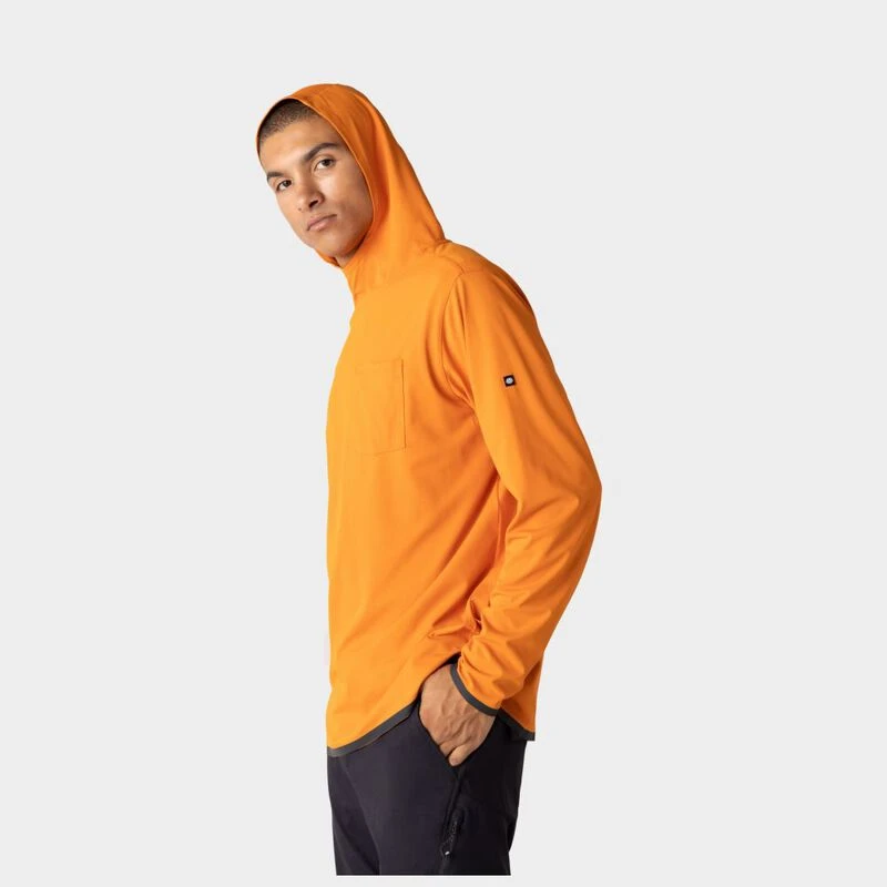Burnt orange hoodie mens hot sale