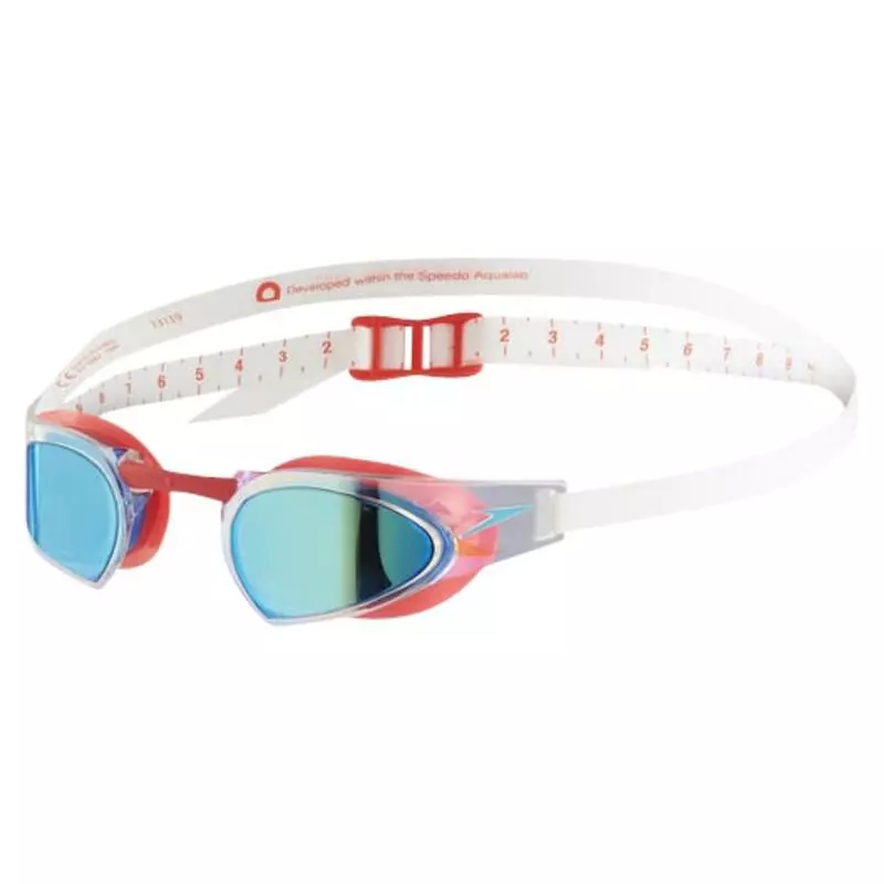 Speedo Fastskin Prime Mirror Goggles Red Blue Sportpursuit