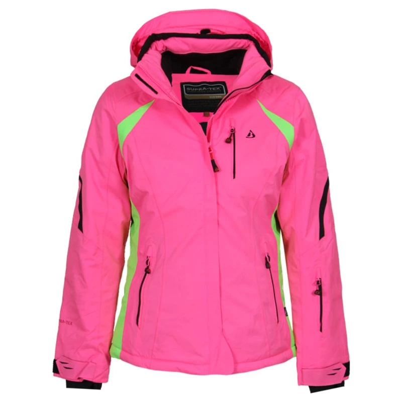 Bergson Womens Snowtastic Ski Jacket (Neon Pink) | Sportpursuit.com