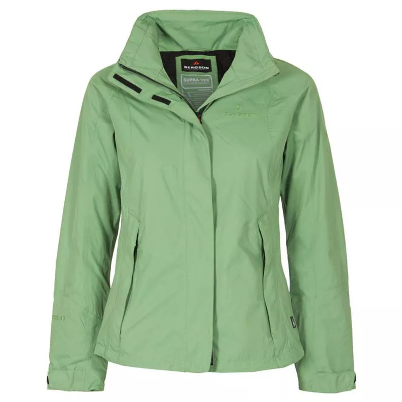 Bergson Womens Rockrider Packaway Jacket (Fluorite Green) Sportpursu