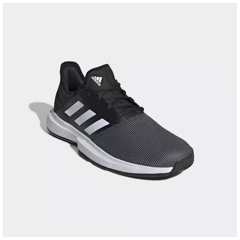 Adidas Mens Gamecourt Multicourt Tennis Shoes Core Black Cloud White