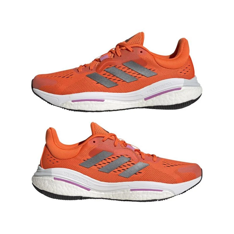 Adidas Mens Solar Control Running Shoes Red Sportpursuit