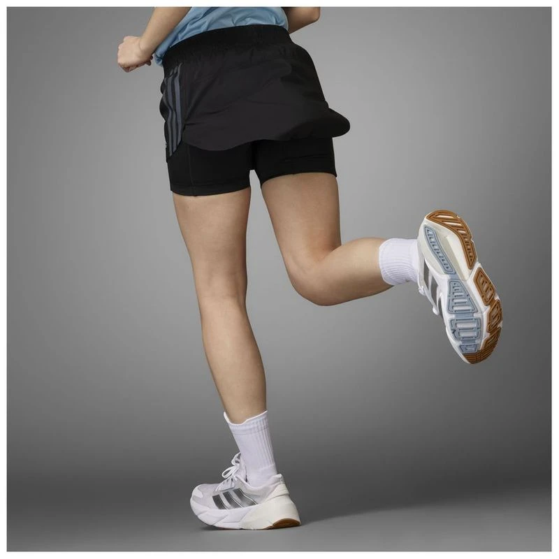 Adidas Jupe short Run Icons 3 Stripes Femme Noir privatesportshop