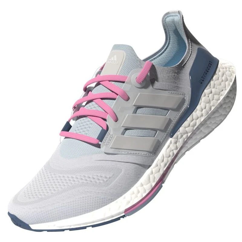 Adidas Womens Ultraboost 22 Shoes Cloud White Grey One Almost Blue