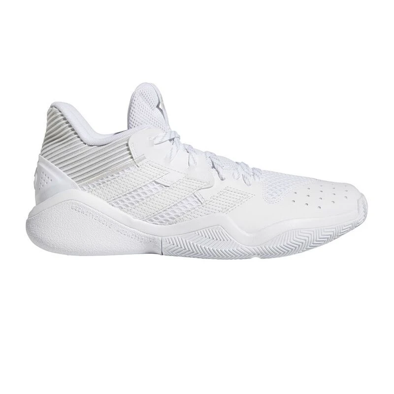Adidas Mens Harden Stepback Basketball Shoes White Greone White Sp