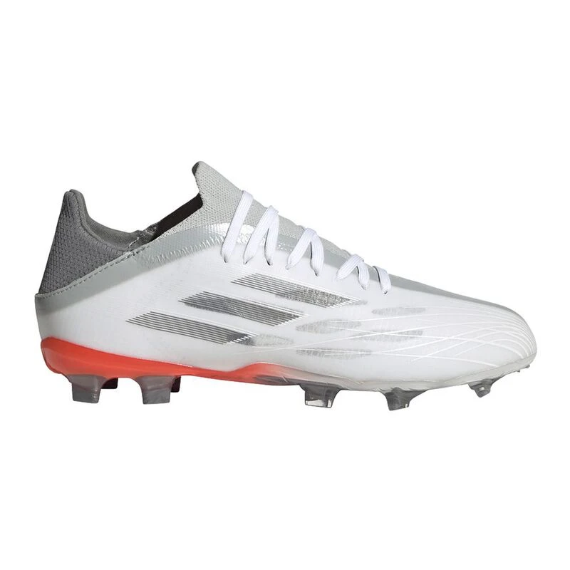 Adidas Boys Performance Speedflow.1 Boots (White/Iron Metallic/So