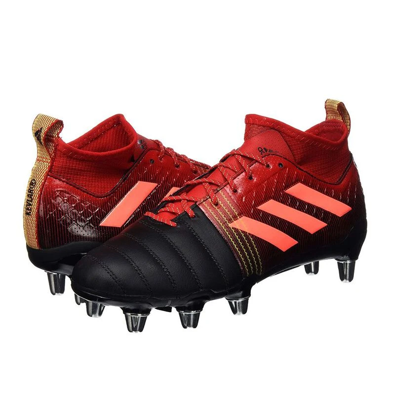 Adidas Kakari X Kevlar 2 SG Screw In Boots Core Black Signal Coral Sc