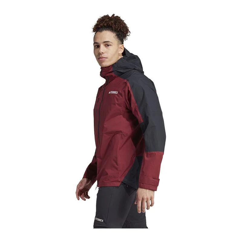 Adidas Mens Xploric RR Jacket Red Sportpursuit