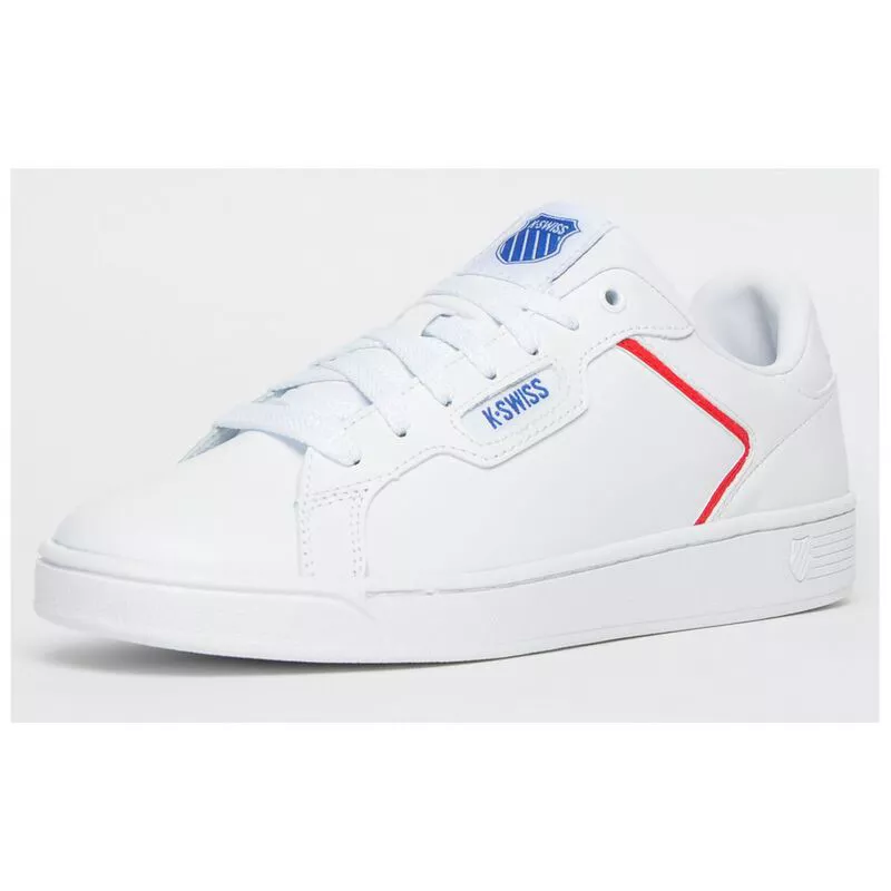 K Swiss Mens Clean Court II CMF Memory Foam Shoes White Sportpursu