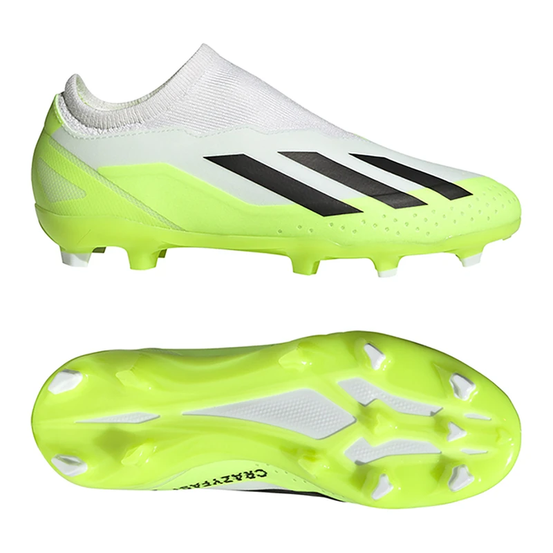 Adidas green and white football boots outlet