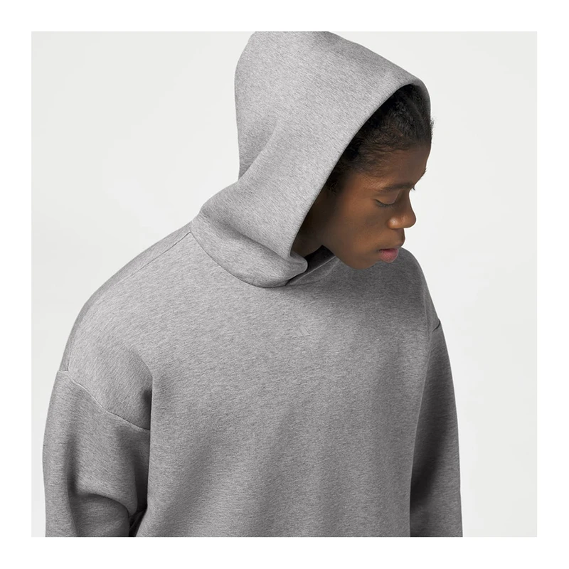 Adidas Heather Hoody Grey Sportpursuit