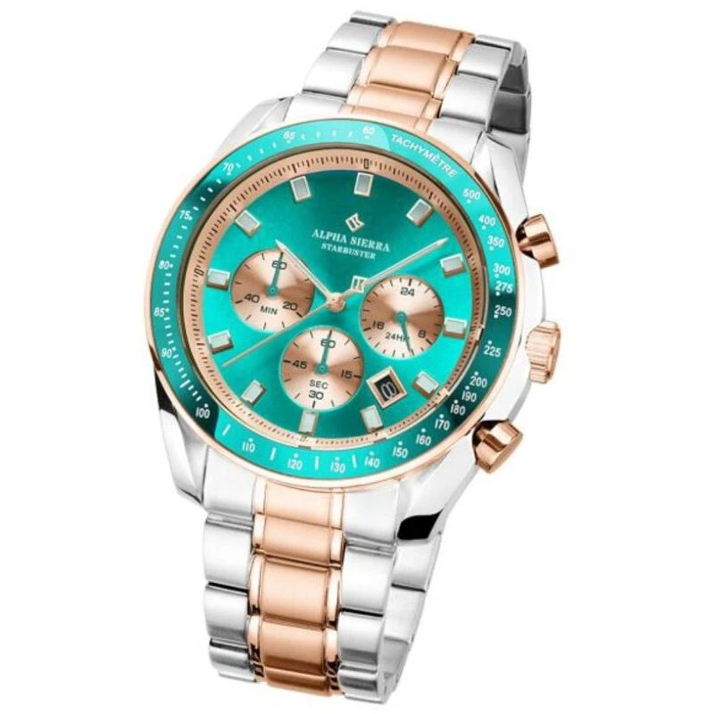 Alpha Sierra Starbuster Quartz Watch Green Sportpursuit