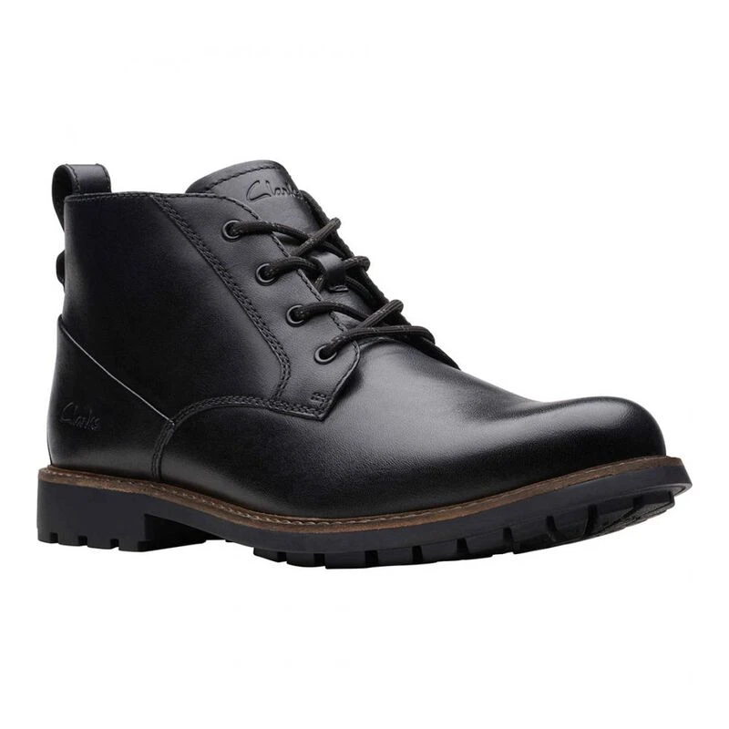 Clarks Mens Mid Casual Boots (Black)