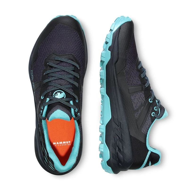 Mammut Womens Sertig II Low GTX Hiking Shoes Black Dark Frosty Spo