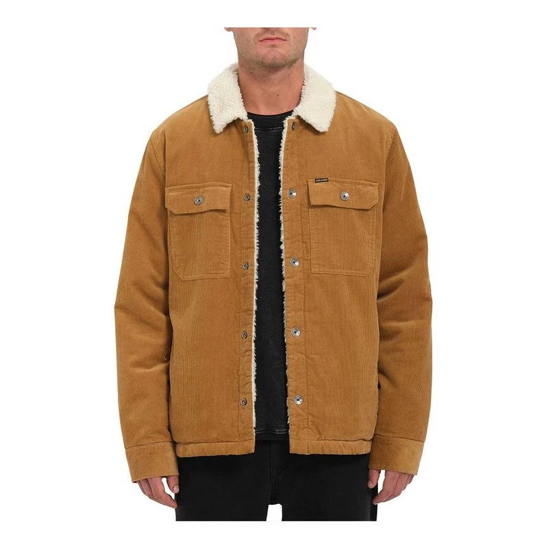 Volcom Mens Keaton Jacket Orange Sportpursuit