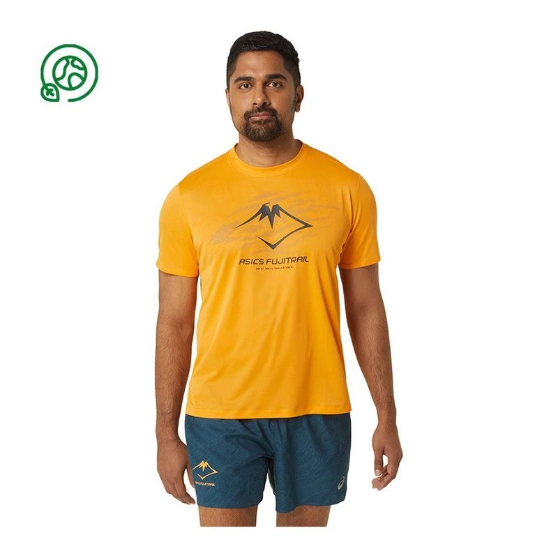 Asics t shirt homme jaune new arrivals