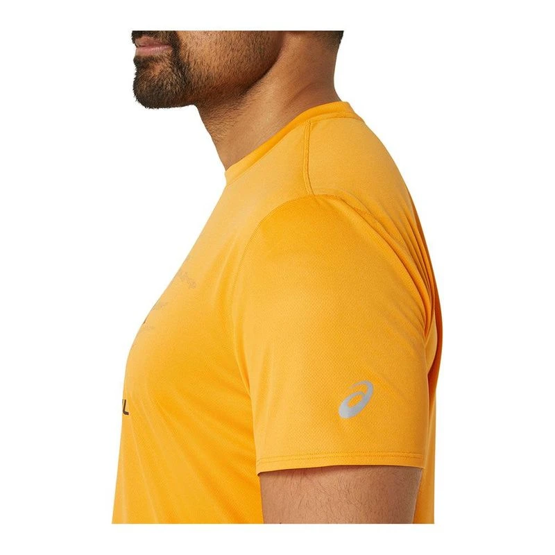 Asics T Shirt Fujitrail Logo Homme Jaune privatesportshop