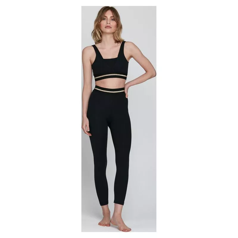 Ana Heart Womens Gisele Sports Bra Black Sportpursuit