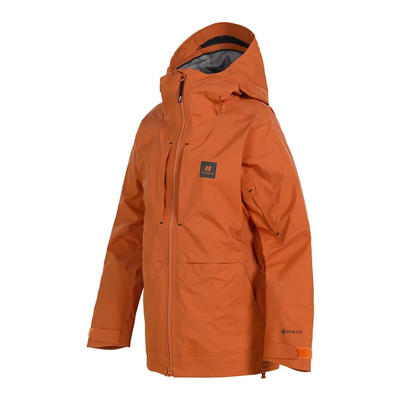 Armada Womens Perennia 3L Gore Tex Jacket Orange Sportpursuit
