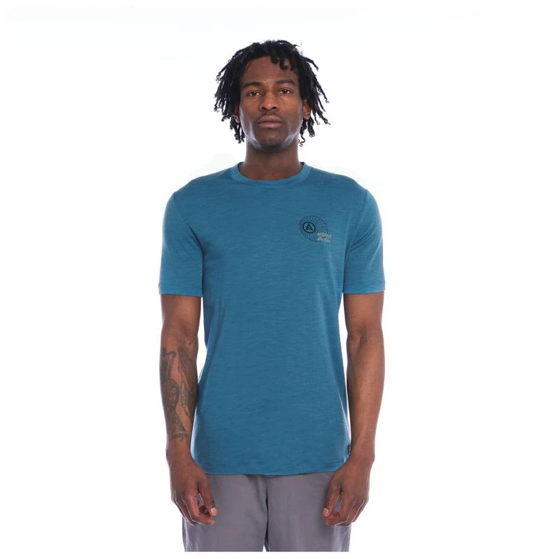Artilect Mens Utilitee Merino Blend T-Shirt (Blue Steel) | Sportpursui