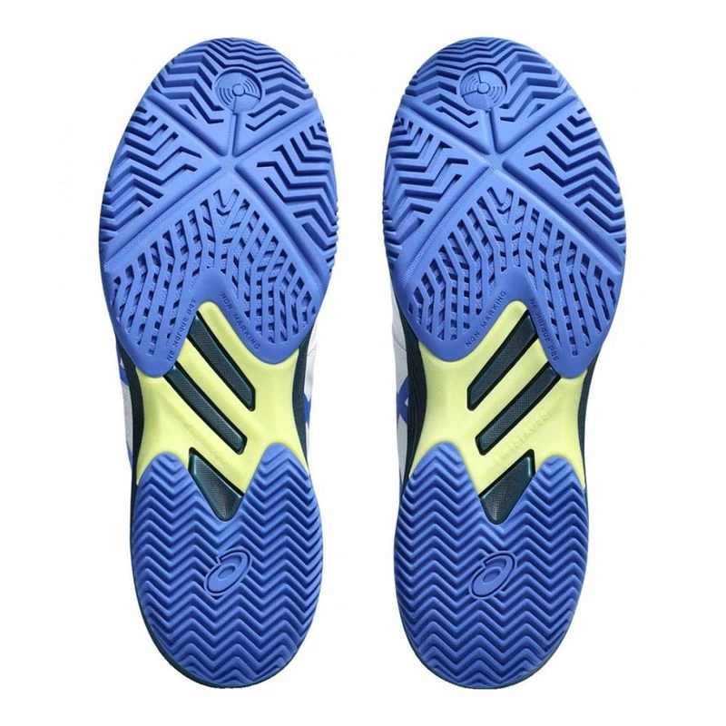 Asics Mens Solution Swift FF Padel Padel Shoes White Illusion Blue