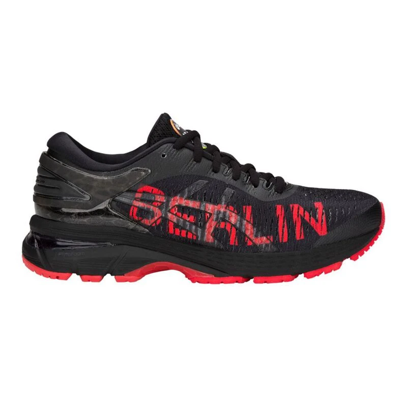 Asics Womens Gel Kayano 25 Berlin Running Shoes Black Classic Red